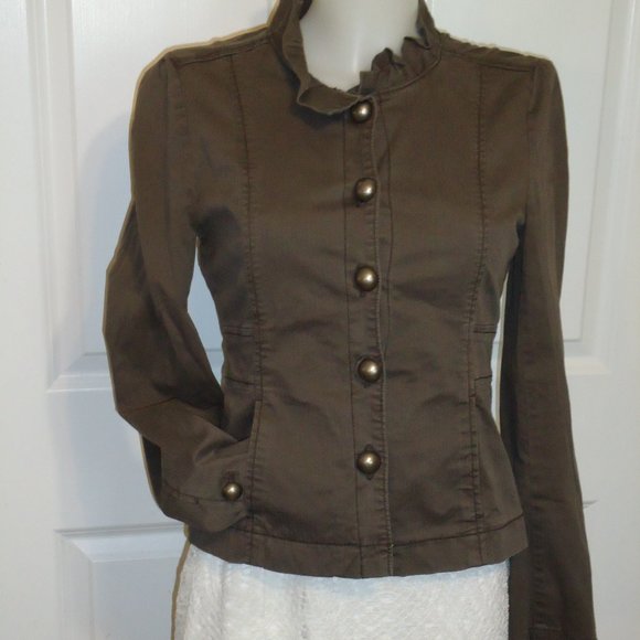 Fossil Jackets & Blazers - FOSSIL Army Green Bolero  Jacket